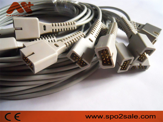 کابل CE Nellcor کابل قالبی Nellcor Oximax Spo2