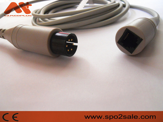 لوازم جانبی مانیتور بیمار فیلیپس Datex Non Connector کابل Nihon Kohden Ibp