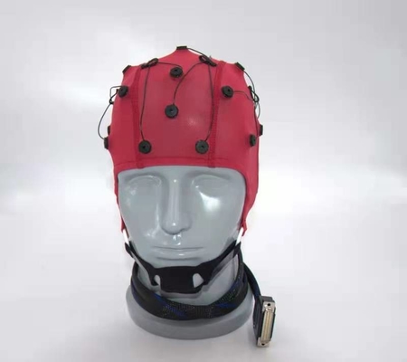 کابل EEG نوروفیدبک قرمز یکپارچه 20 لید EEG برای دستگاه EEG