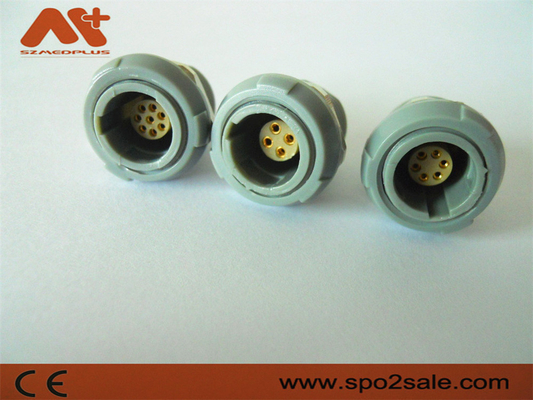 (G51M07-P06LFD0-0070) 1P کشش فشار 6 پین تک بریدگی سوکت پلاستیکی، پلاستیکی، خاکستری