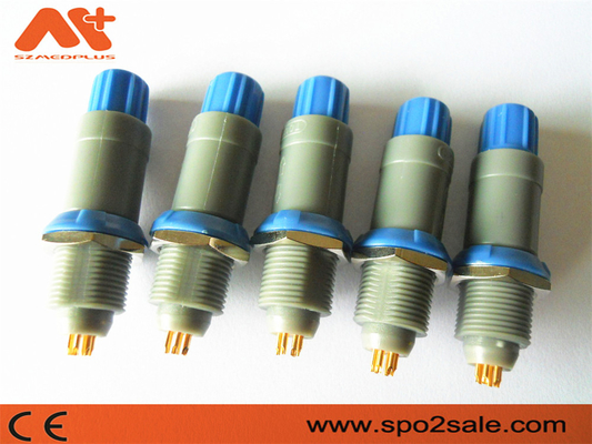 (S21M07-P05MJG0-527S) کانکتور پلاستیکی 5 پین فشاری 1P، پوسته خاکستری، آستین آبی، برای کابل 5.0 میلی متری
