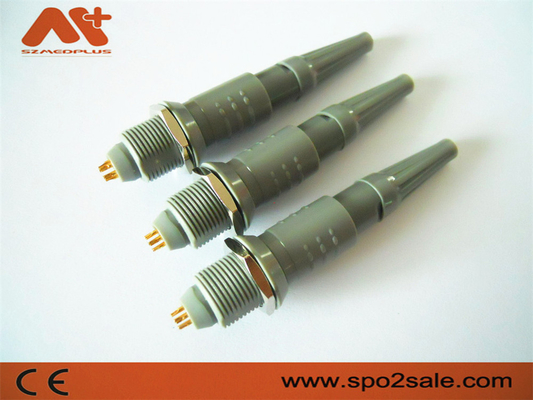 1P Pull Push 6Pin پلاگ پلاستیکی خاکستری پوسته خاکستری آستین برای 5.00mm کابل کانکتور دستگاه پزشکی