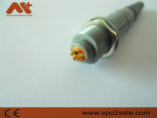 1P Pull Push 6Pin پلاگ پلاستیکی خاکستری پوسته خاکستری آستین برای 5.00mm کابل کانکتور دستگاه پزشکی