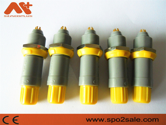 (G51MC7-P08LFD0-0040) سوکت پلاستیکی 8 پین فشاری 1P، پوسته خاکستری، زرد، دو کلید 60