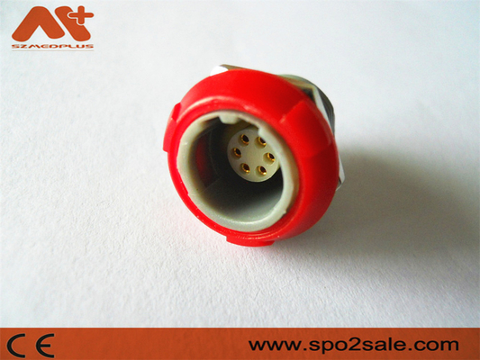 اتصالات پزشکی ABS سوکت پلاستیکی 6 پین G51MB7- P06LFD0-0020 1P Pull Push