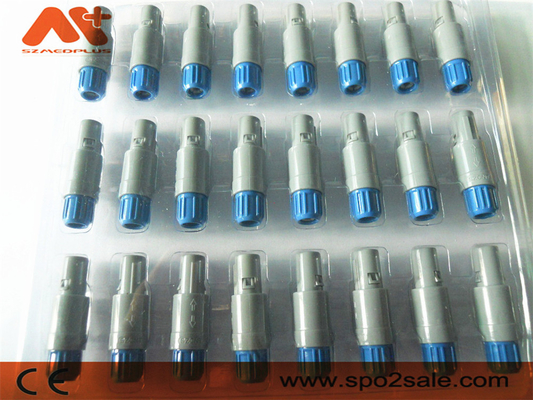 (S11ME7-P07MFD0-5260) کانکتور پلاستیکی 7 پین فشاری 1P، پوسته خاکستری، آبی، کلید دوگانه 80