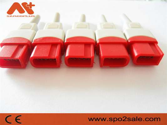 کانکتور IBP سازگار با کابل IBP Spacelabs سازگار با رنگ قرمز 10 پین