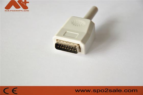 کابل EKG 10 لید Nihon Kohden با کانکتور EKG سازگار با رنگ سفید