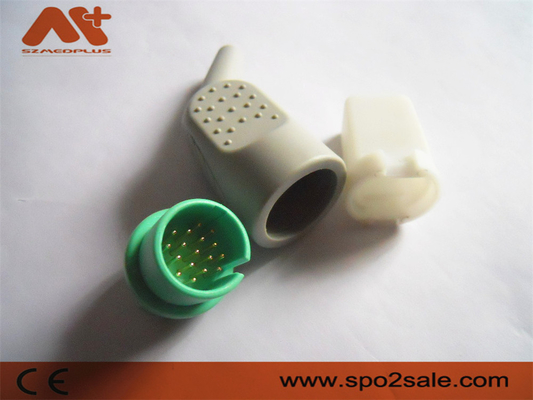کابل ECG/EKG سازگار Spacelabs با رابط ECG/EKG با رنگ سبز 17 پین
