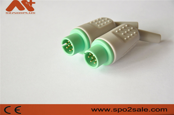 کانکتور پزشکی سازگار با کانکتور Bionet ECG با رنگ سبز 7 پین