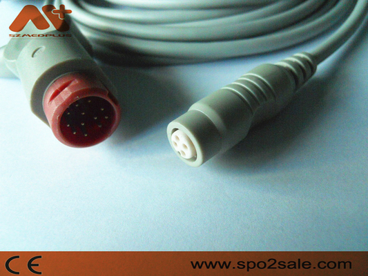کابل IBP 3.5M Philips To B.Braun - M1634A خاکستری HP 12 پین