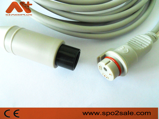 AAMI 6 پین Mindray IBP Cable 001C-30-70758 BD IBP Cable