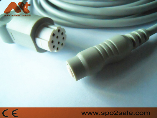 کابل آداپتور IBP سازگار Datex برای AS/3، AS/5، CC-104، Cardiocap CM-104، Cardiocap I، Cardiocap II، Cardiocap/5..