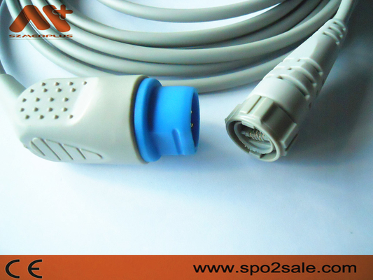 کابل آداپتور IBP سازگار زیمنس برای یوتا، BD، Edwards، Abbort، B.braun، Argon، مبدل IBP منطقی Medex