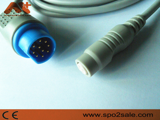 کابل آداپتور IBP سازگار زیمنس برای یوتا، BD، Edwards، Abbort، B.braun، Argon، مبدل IBP منطقی Medex