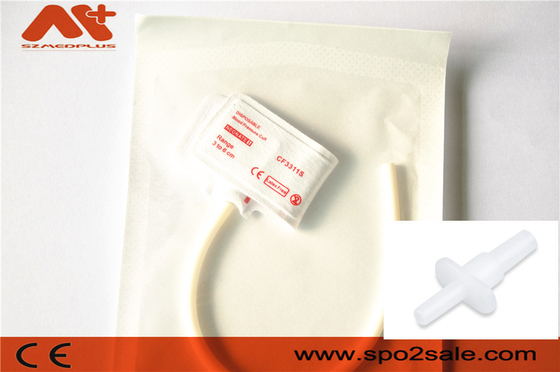 کاف یکبار مصرف 3 - 6 سانتی متر فیلیپس NIBP کاف M1866A غیر تهاجمی Bp کاف