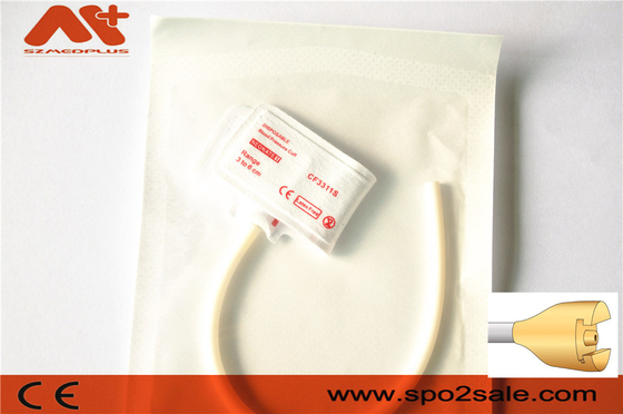 کاف یکبار مصرف NIBP - M1866B نوزاد 1 لوله تک 3 - 6 سانتی متر