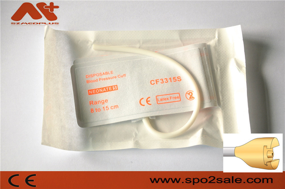 یکبار مصرف NIBP Cuff M1873B نوزادی Nibp Cuff تک لوله 8 - 15 سانتی متر