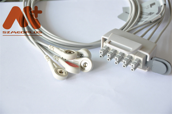 M2592A فیلیپس 5 کابل ECG سرب CFS سیم های سرب تله متری برای مانیتور بیمار