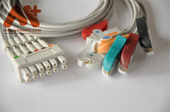 کابل هولتر GE Marquette ECG Telemetry Leadwire 421932-001 6 Lead Clip