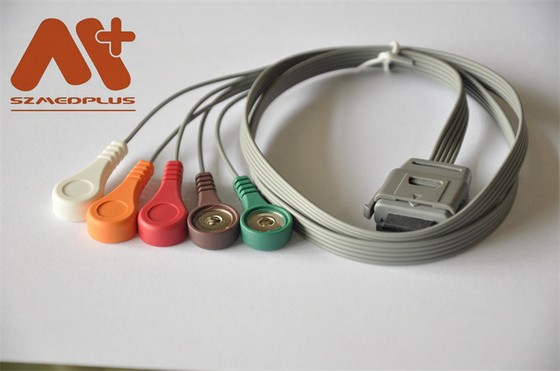 کابل هولتر ابزارهای زیست پزشکی کابل BI ECG 5 Lead Snap C07-12-12