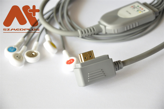 کابل هولتر ECG 5 لید سازگار برای سیستم ضبط هوشمند هولتر Voles&Hills