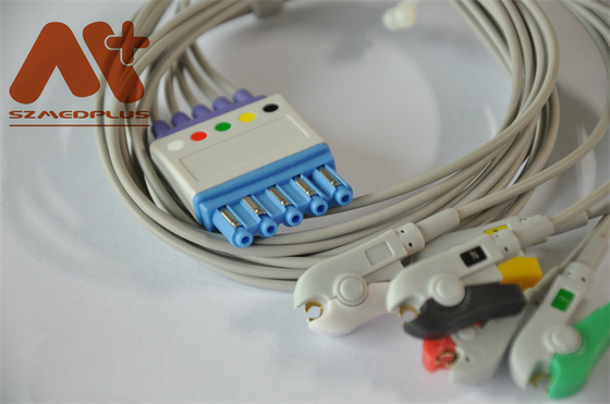 پالس اکسی متر فیلیپس M1968A AHA گیره ECG کابل 5 لید 3 فوت
