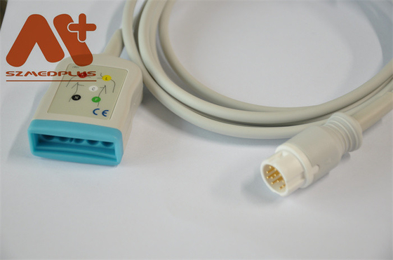 کابل 5 لید ECG بیمار 12 پین Philips M1668A برای مانیتور بیمار