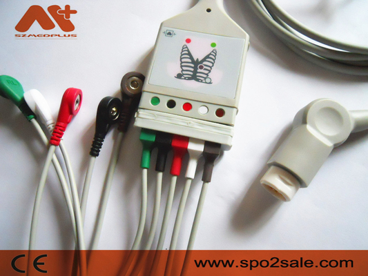کابل تنه ECG 5 لید سازگار فیلیپس - M1520A