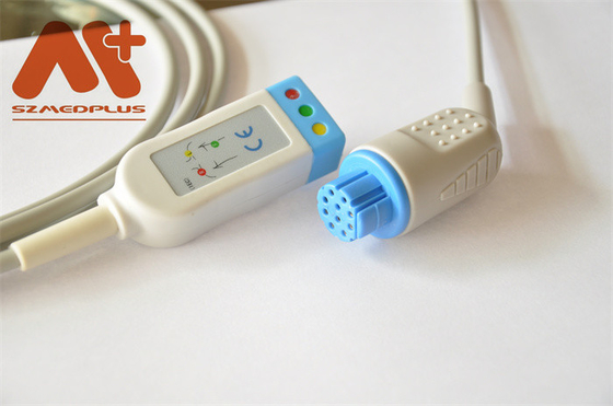 CFS Datex Ohmeda ECG Cable 10 Pin 3 Lead 545300 for AS/3 CS/3 Cardiocap I