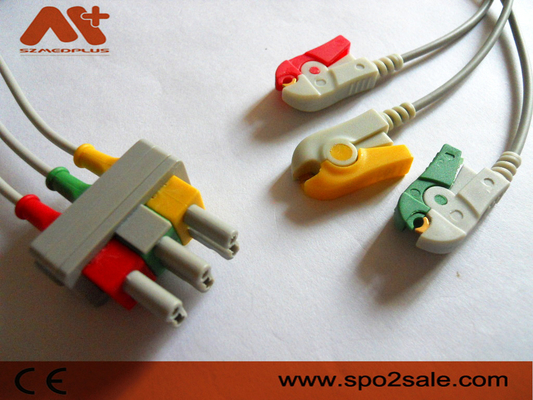 فیلیپس سازگار با گیره 3 سرب ECG Leadwire - M1613A