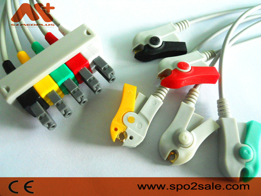 فیلیپس سازگار با 5 لید گیره ECG Leadwire - M1633A