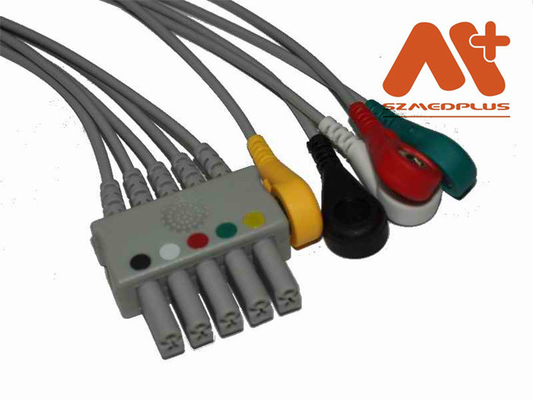 Mindray > Datascope سازگار با 5 Lead Snap ECG Leadwire - 0012-00-1261-06