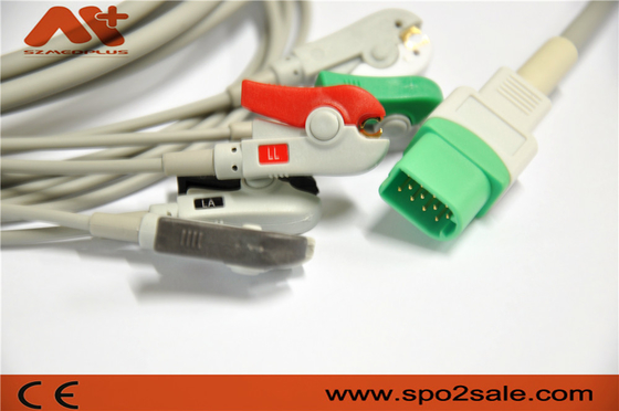 Mindray > Datascope Passport V, V12, V21 5 Lead سازگار با کابل اتصال مستقیم ECG