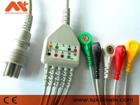 کابل مانیتور بیمار Colin BP-88S BP-S510 M9500 کابل 6 پین ECG