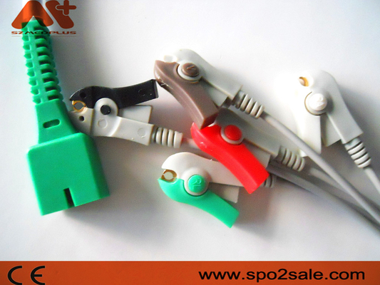 MEK MP 1000, MP 600, MP 500 سازگار با 5 لید گیره کابل ECG اتصال مستقیم