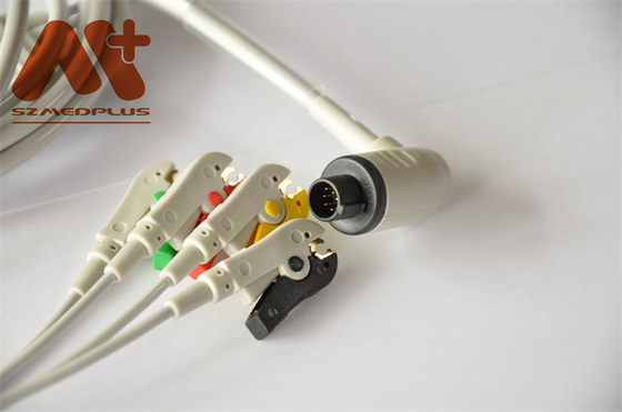 کابل های مانیتور بیمار Corpuls 3.5M ECG 4 کابل سرب با سیم های سرب