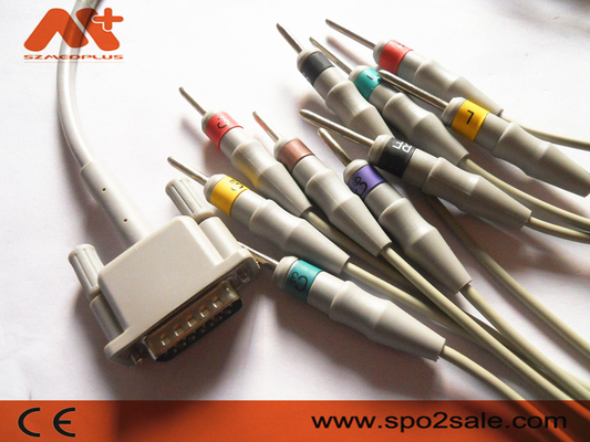 دکتر لی 10 کابل EKG سرب برای دستگاه EKG-120A / 310A / 310B