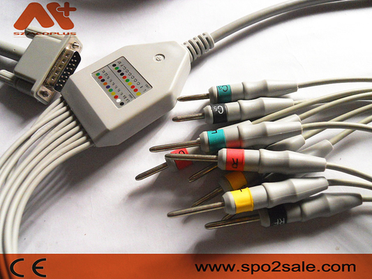 دکتر لی 10 کابل EKG سرب برای ECG-120A، 310A، 310B دستگاه EKG