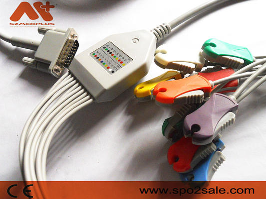 دکتر لی 10 کابل EKG سرب برای ECG-120A، 310A، 310B دستگاه EKG