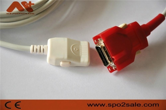 2.4M 20Pin Spo2 Adapter Cable قرمز PC-04 (2058) PC-08 (2059) PC-12 (2060)