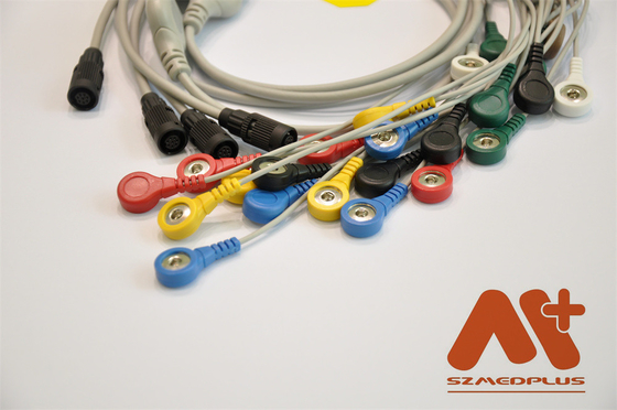 کابل ECG سازگاری Valenta Mn-08 7 سرب Holter