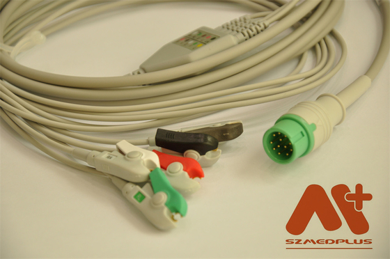 Comen C21 C30 C50 C70 C90 C100 سازگار یک قطعه 5 سرب کابل ECG