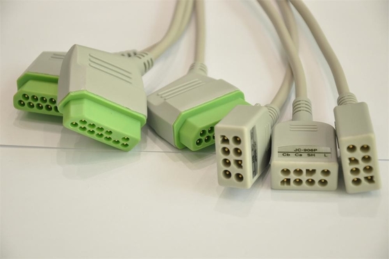 کابل 6 سرب JC-906PA ECG سازگار با Nihon Kohden